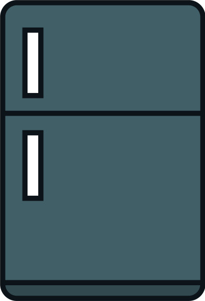 冰箱电器孤立图标图片下载