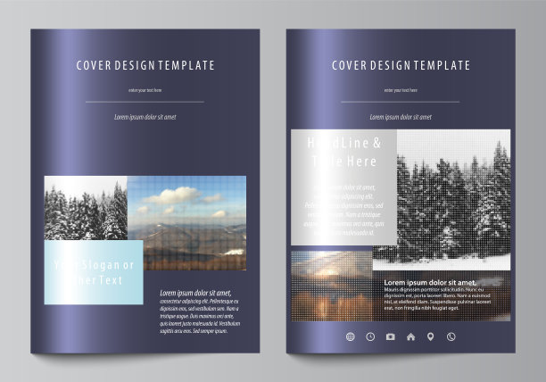 商业模板的小册子杂志传单图片下载