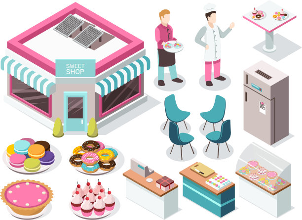 甜店等距集图片下载