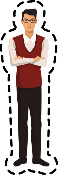 商人卡通图标图片下载