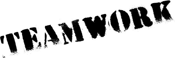 团队合作橡皮图章图片下载