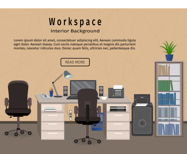 办公室内部工作空间工作场所组织图片下载