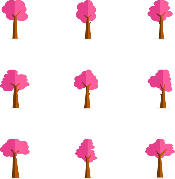 各种设计的树图片下载