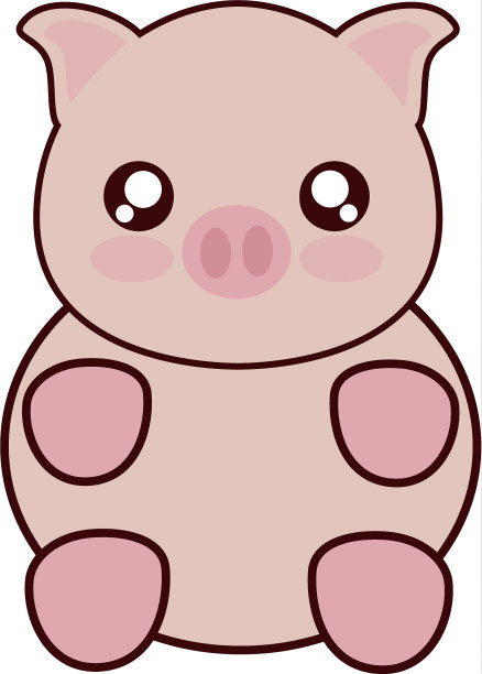 卡哇伊的动物图标图片下载