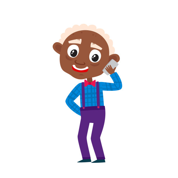 卡通非洲的祖父图片下载