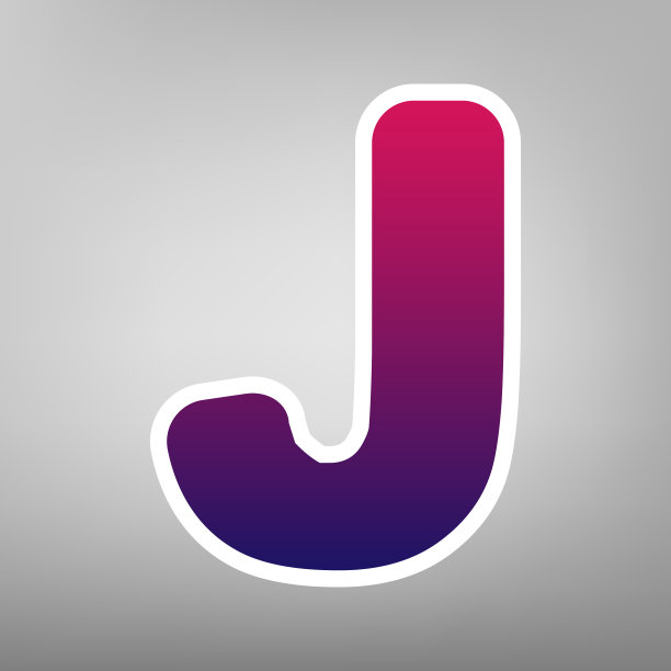 字母J符号设计模板元素图片下载