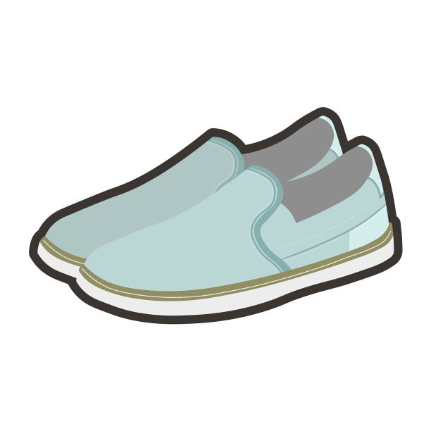 浅蓝色面料的男士夏季鞋图片下载