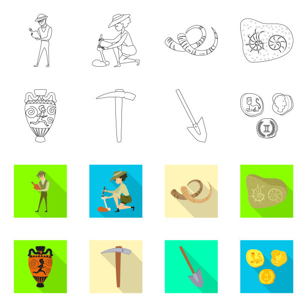 孤立的对象故事和物品符号图片下载