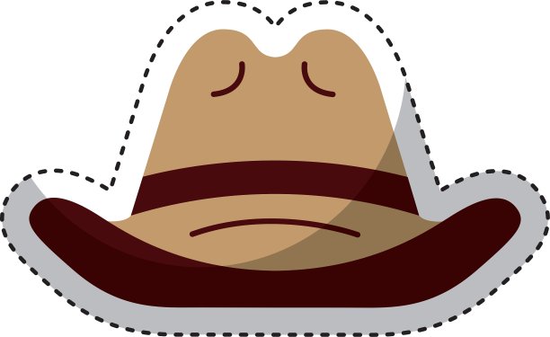 农民帽孤立图标图片下载