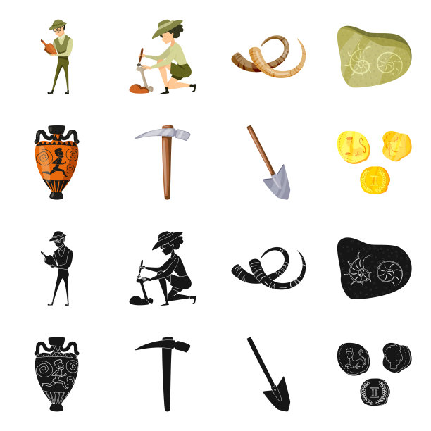 孤立的对象故事和项目符号集图片下载