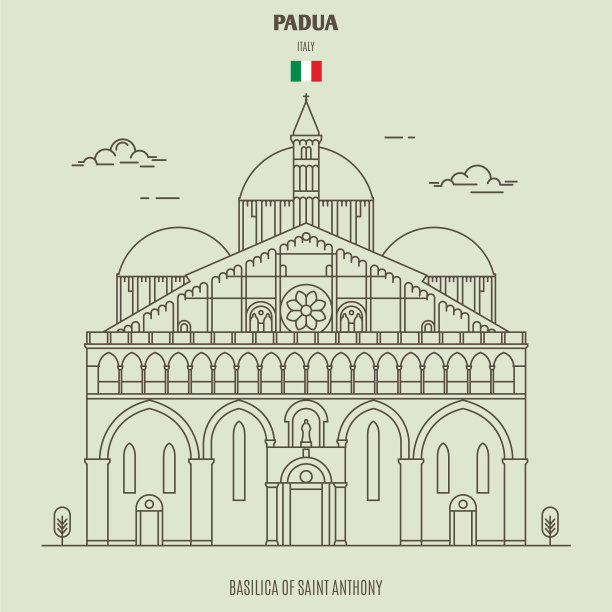 意大利帕多瓦的圣安东尼大教堂图片下载