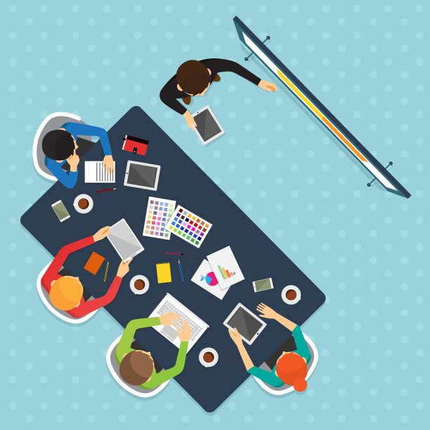 项目的商务会议演示图片下载