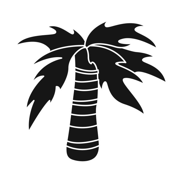 棕榈和森林图标图片下载