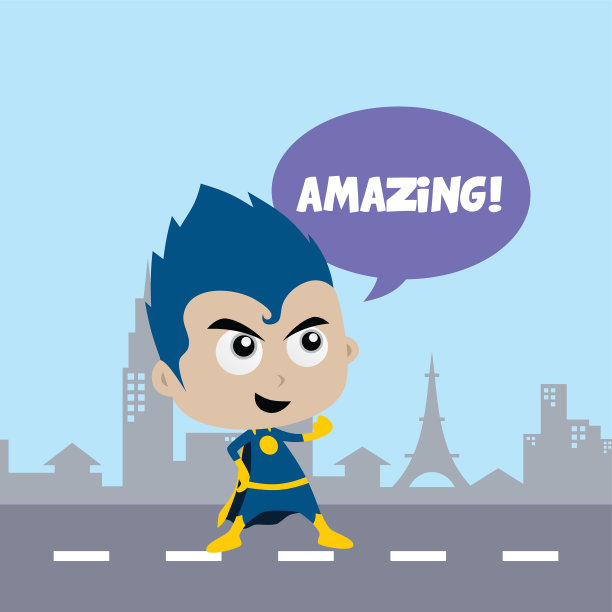 经典漫画中可爱又神奇的超级英雄图片下载