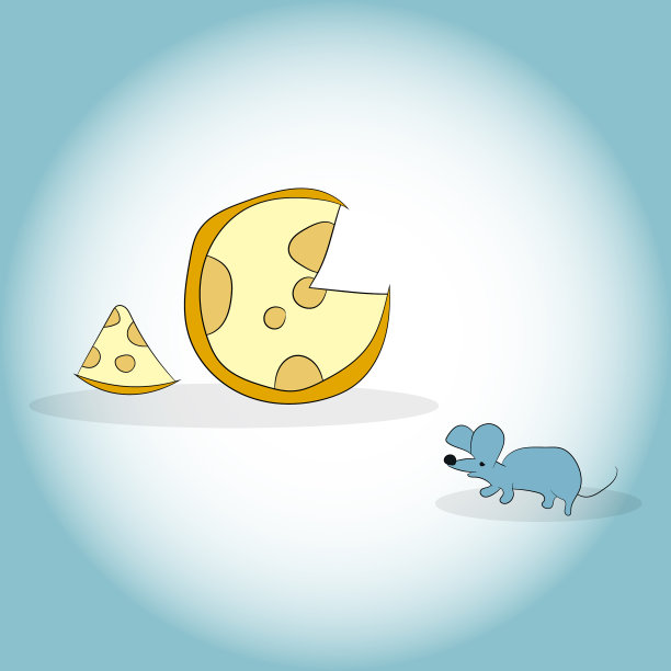 老鼠和奶酪头的图像图片下载