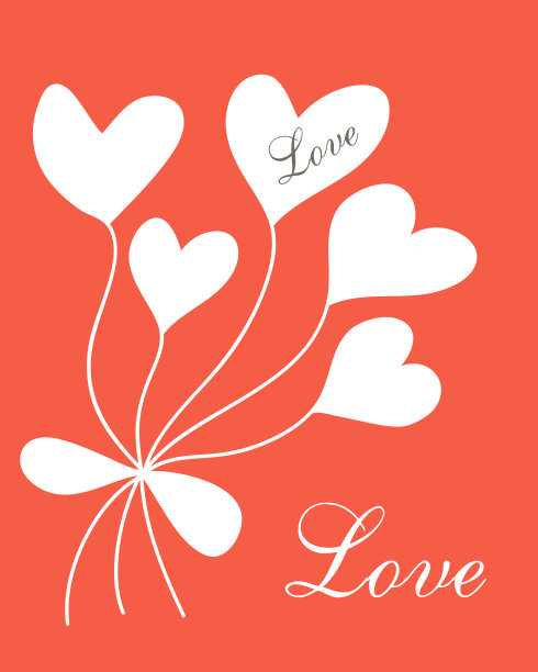 浪漫的明信片图片下载