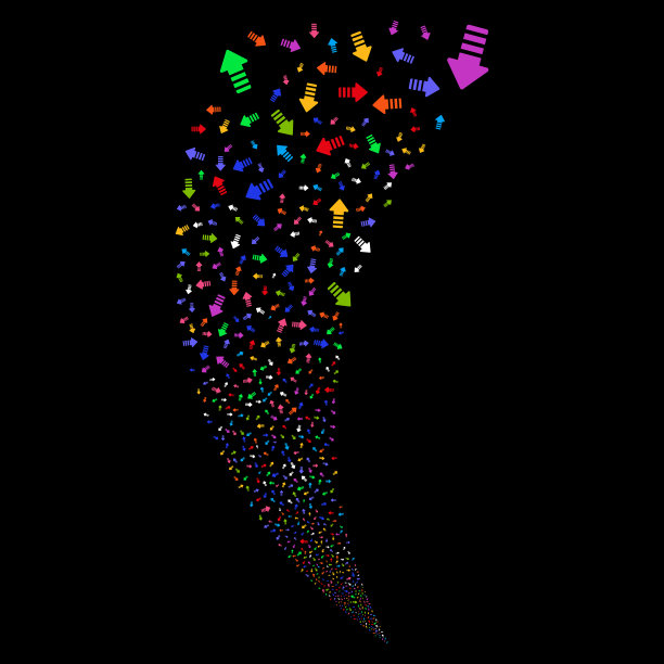 箭头指针随机流图片下载