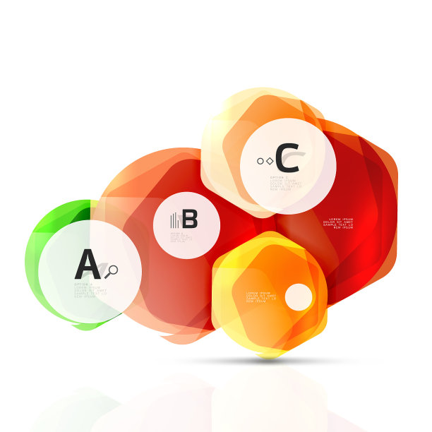 玻璃现代几何六边形抽象图片下载