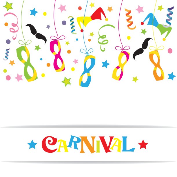 狂欢节快乐卡图片下载