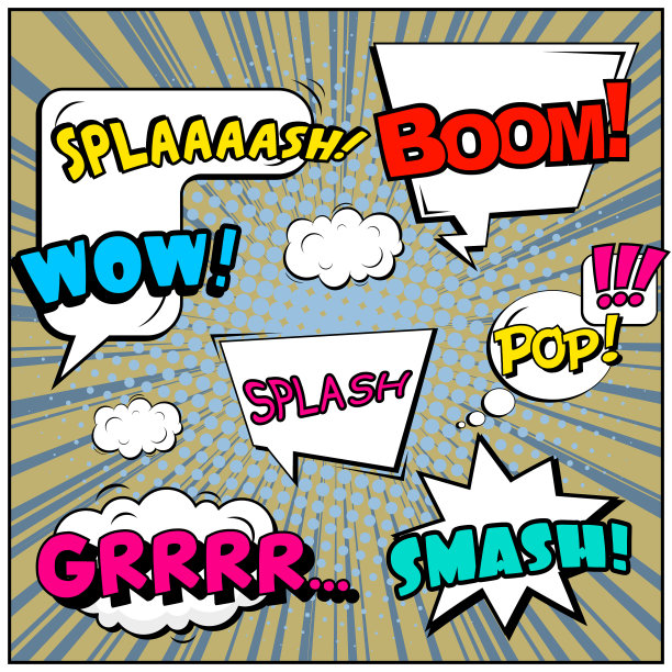 抽象创意概念漫画波普艺术图片下载