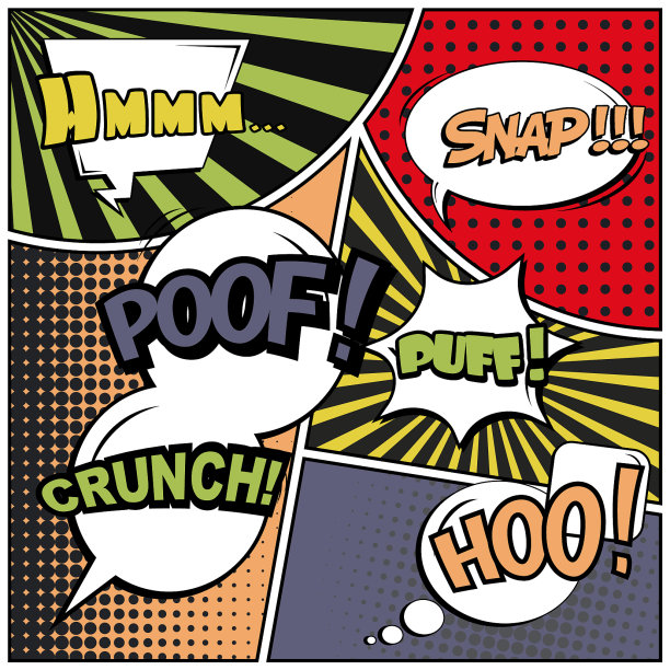 抽象创意概念漫画波普艺术图片下载