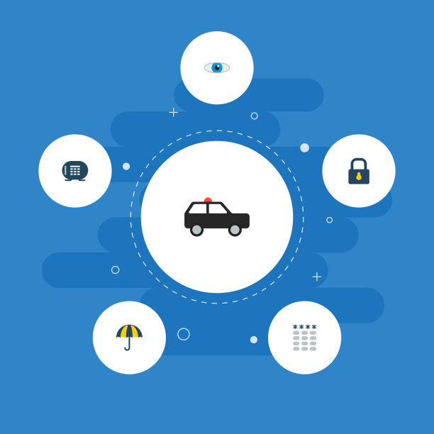 安全图标的设置与平面样式的符号图片下载