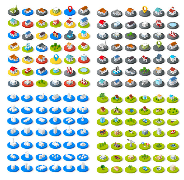 等距图标图片下载