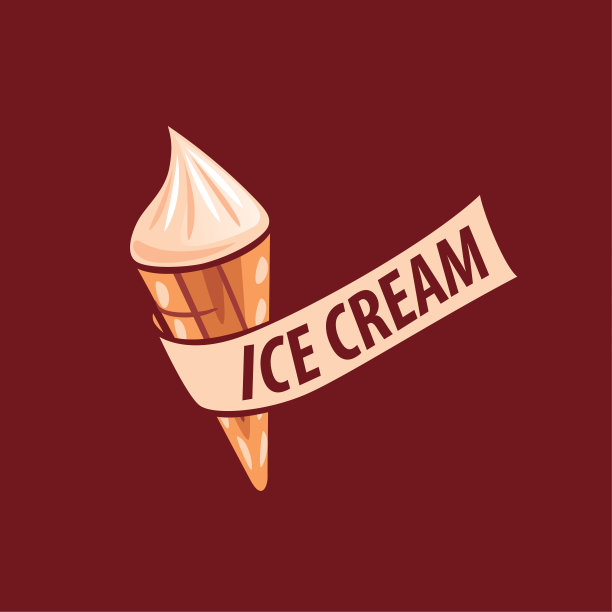 标志的冰淇淋图片下载