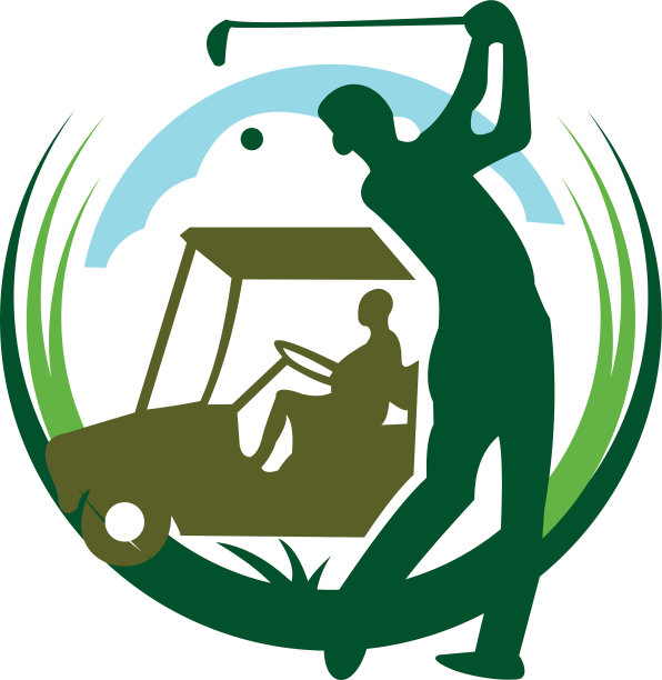 高尔夫标志图形设计模板图片下载