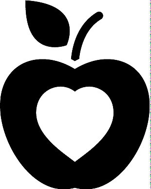 健康饮食图标平面设计图片下载