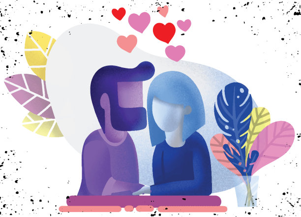 浪漫的晚餐约会情人节图片下载