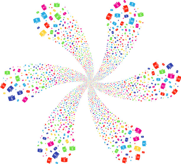 钞票离心爆炸图片下载