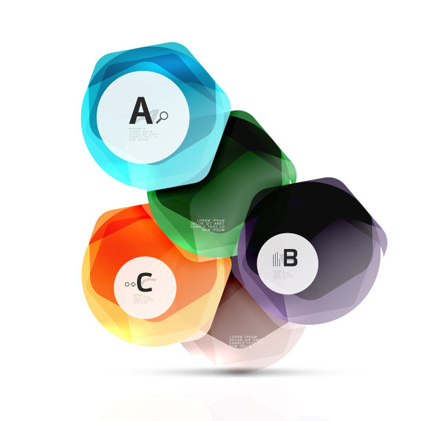 几何六边形抽象背景图片下载