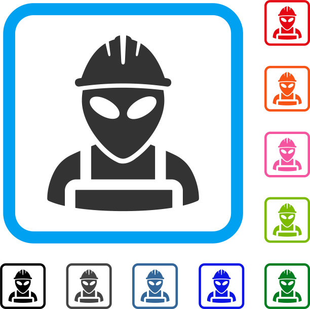 外星工人框图标图片下载