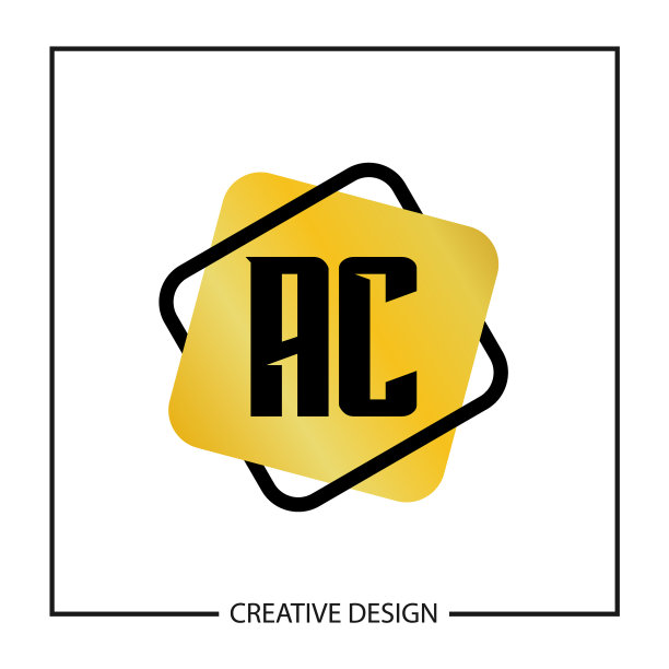 首字母ac标志模板图片下载