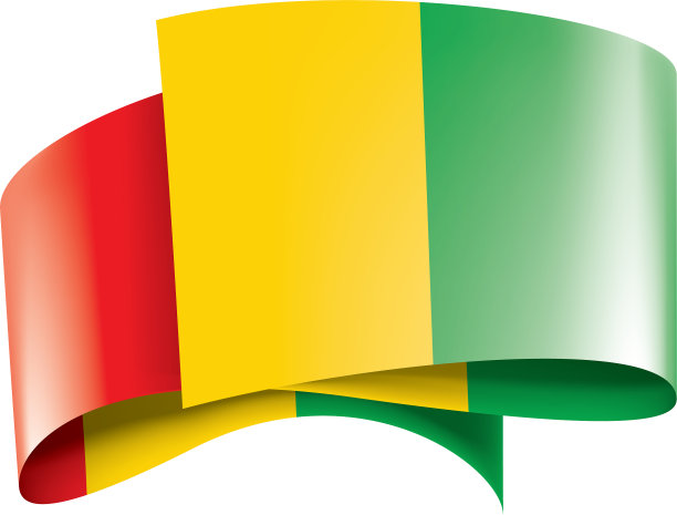 白色的几内亚国旗图片下载