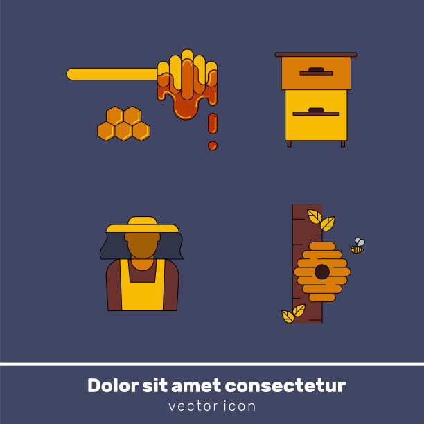 蜜色图标集图片下载