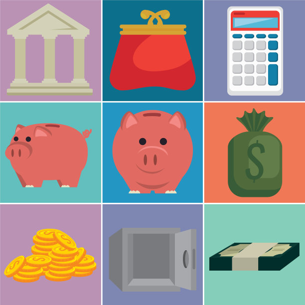 金钱金融集合图片下载