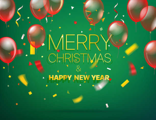 圣诞快乐，恭贺新禧图片下载