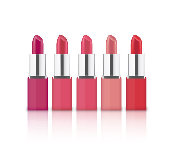 给口红设置不同的颜色图片下载