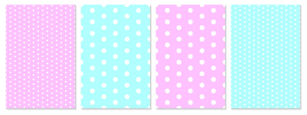 波尔卡点图案的背景图片下载