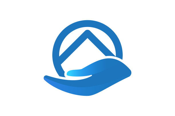 居家护理标志灵感孤立在白色图片下载