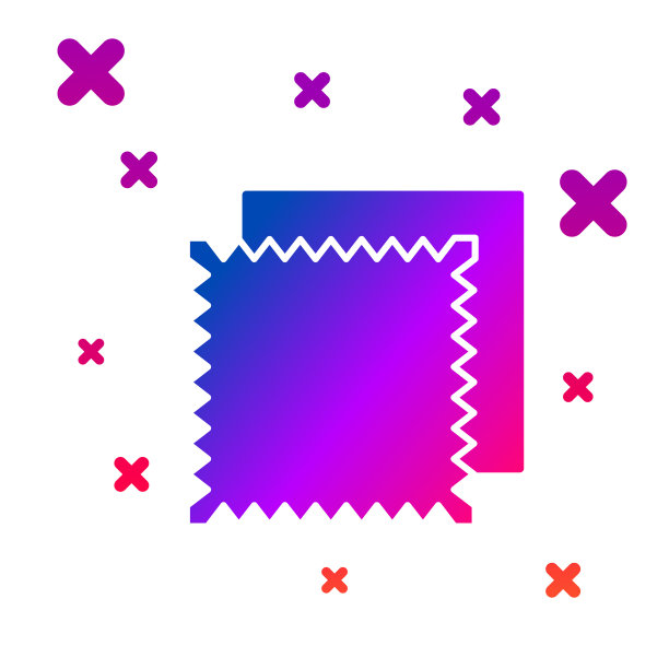 彩色纺织布辊图标隔离在白色上图片下载