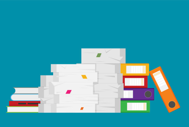 成堆的文件和文件夹图片下载