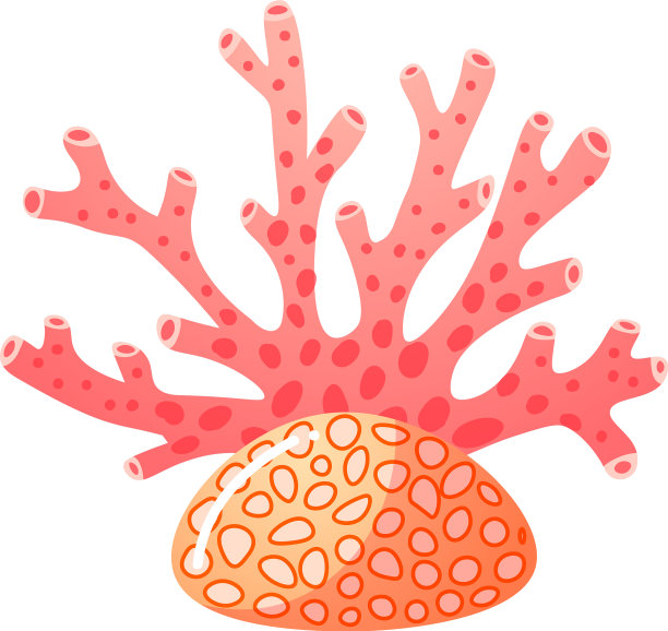 粉红色珊瑚光栅平图片下载