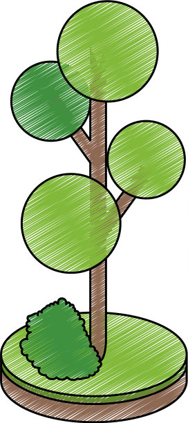 等距树设计图片下载