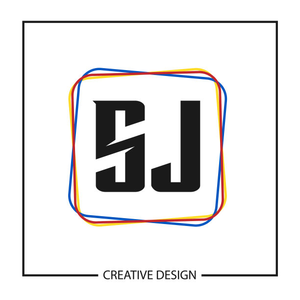 首字母sj标识模板设计图片下载