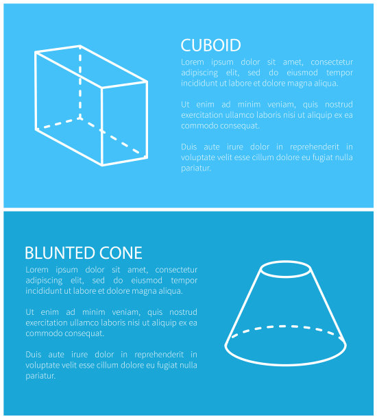 长方体和钝锥组图片下载