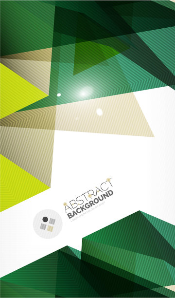 三角设计与灯光业务模板图片下载