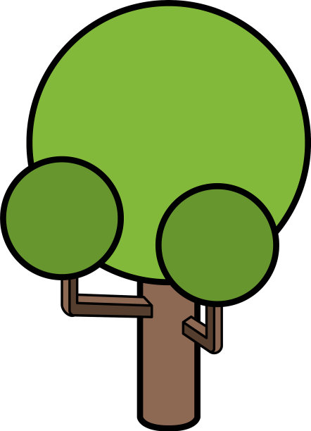 等距树设计图片下载